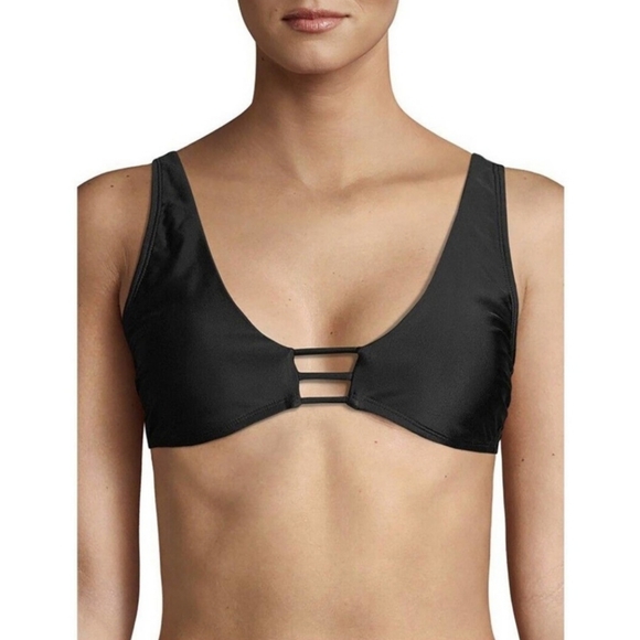 3/$15 - Time and True Adjustable Strap Bralette Bikini Top, L (12-14), … - Picture 1 of 5